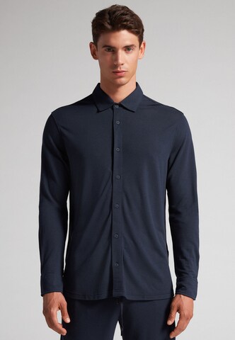 IUMAN Intimissimi Regular Fit Hemd in Blau: Vorderseite