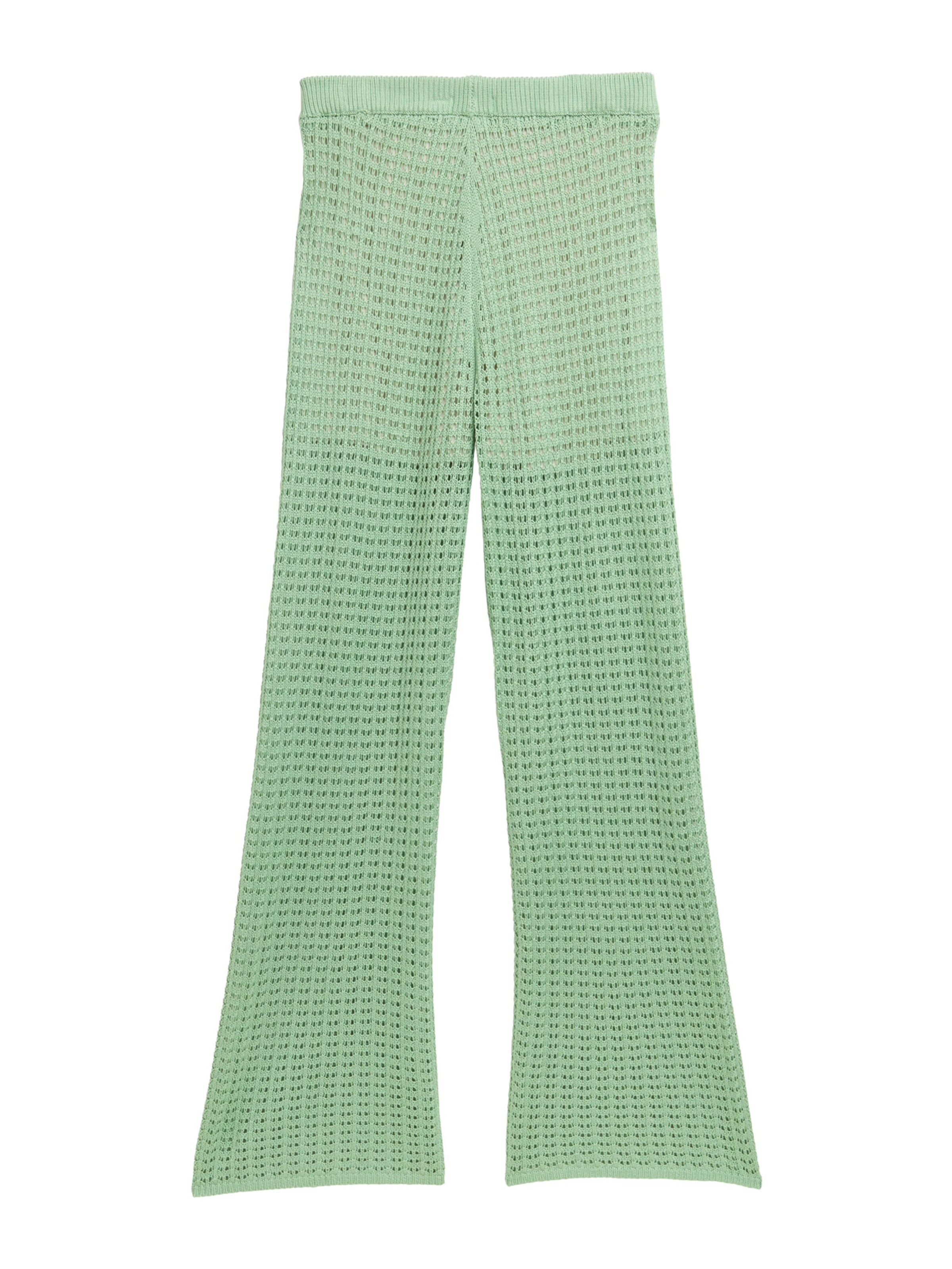 TOM TAILOR Flared Broek in Groen