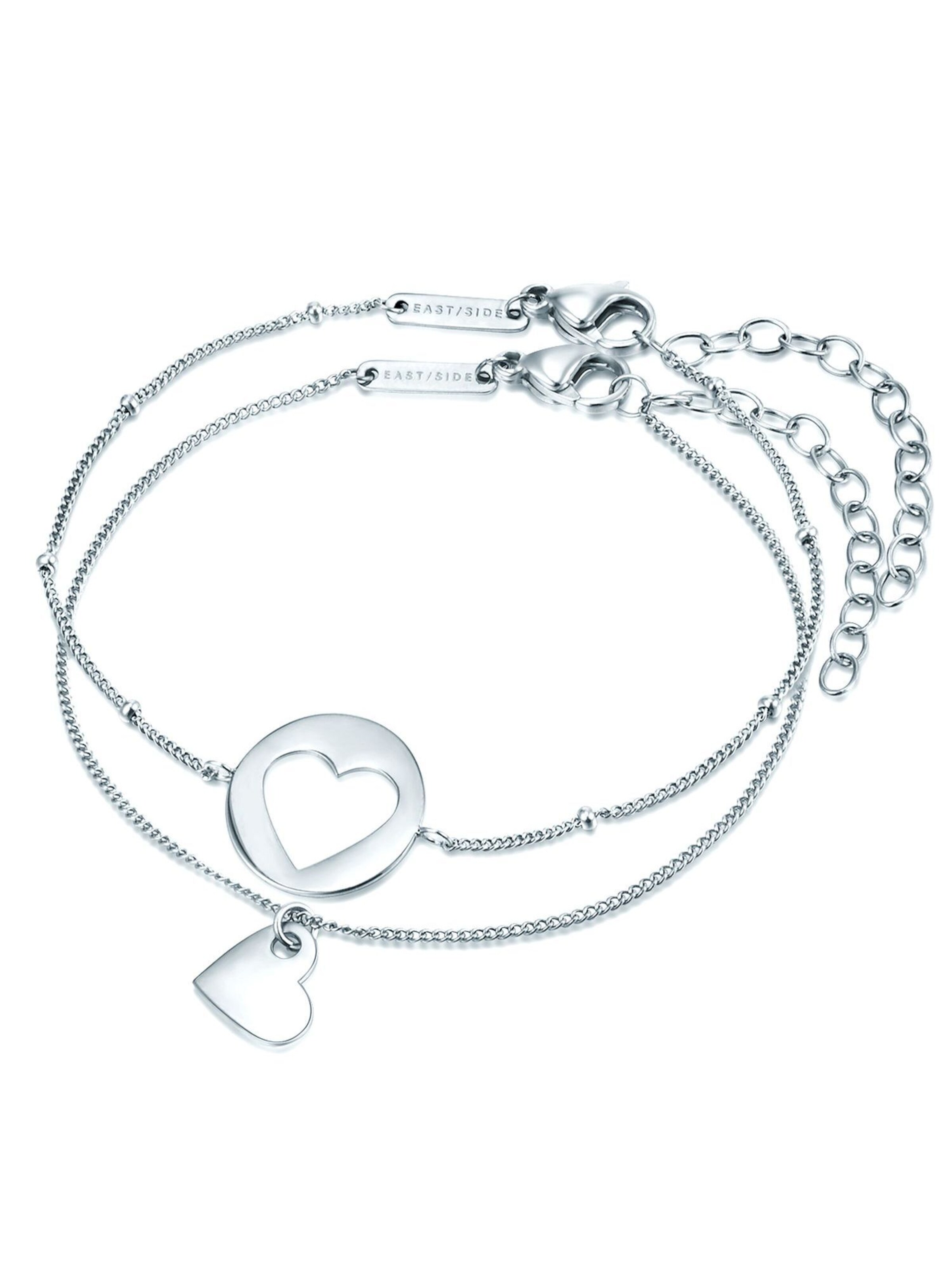 Braccialetto di Eastside in argento: frontale