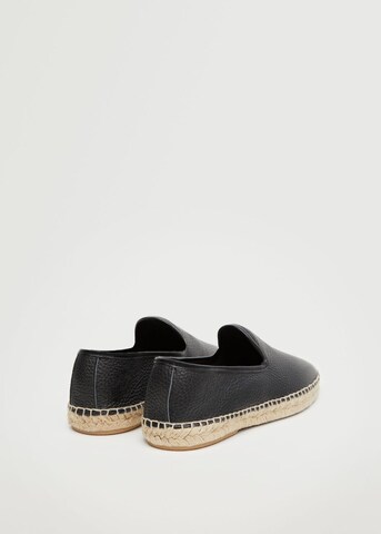 MANGO MAN Espadrilles 'Yutelea' in Schwarz