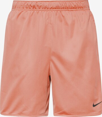 NIKE Athletic Pants 'Totality' in Orange: front