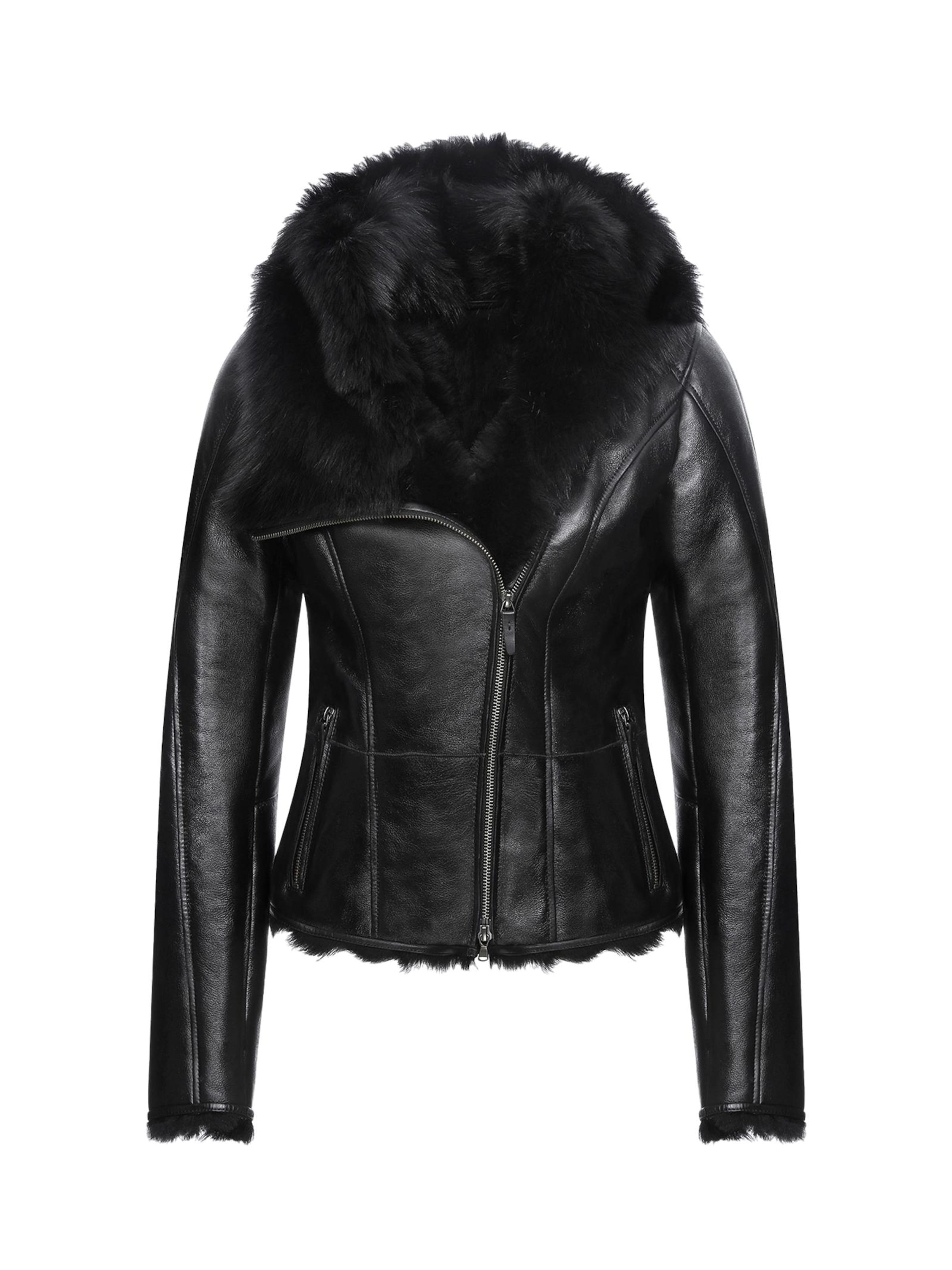 VESPUCCI BY VSP Winterjacke 'Estrella' in Schwarz: Vorderseite