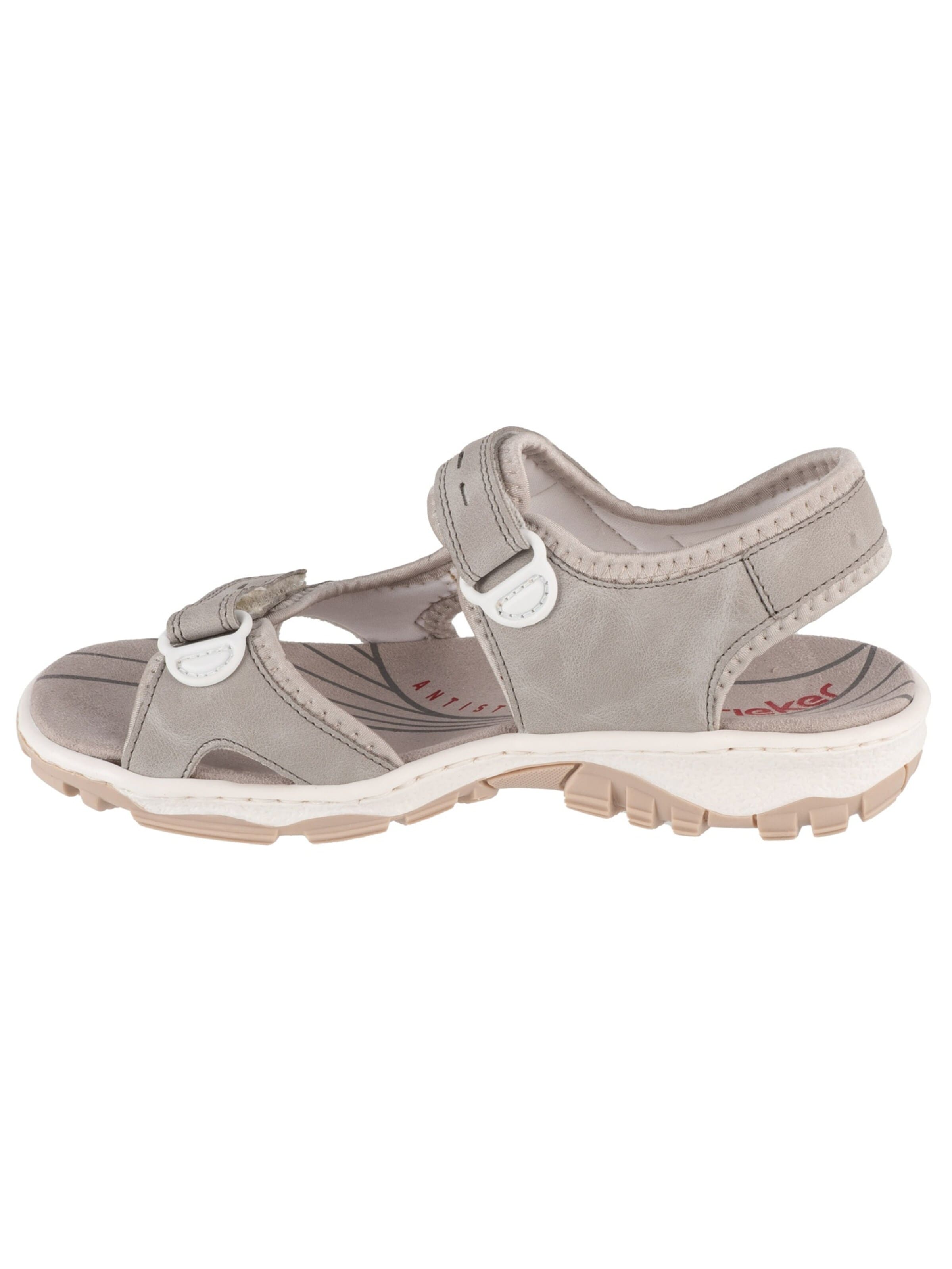 Rieker Trekking sandal 'Rieker  68866' in Grey: front