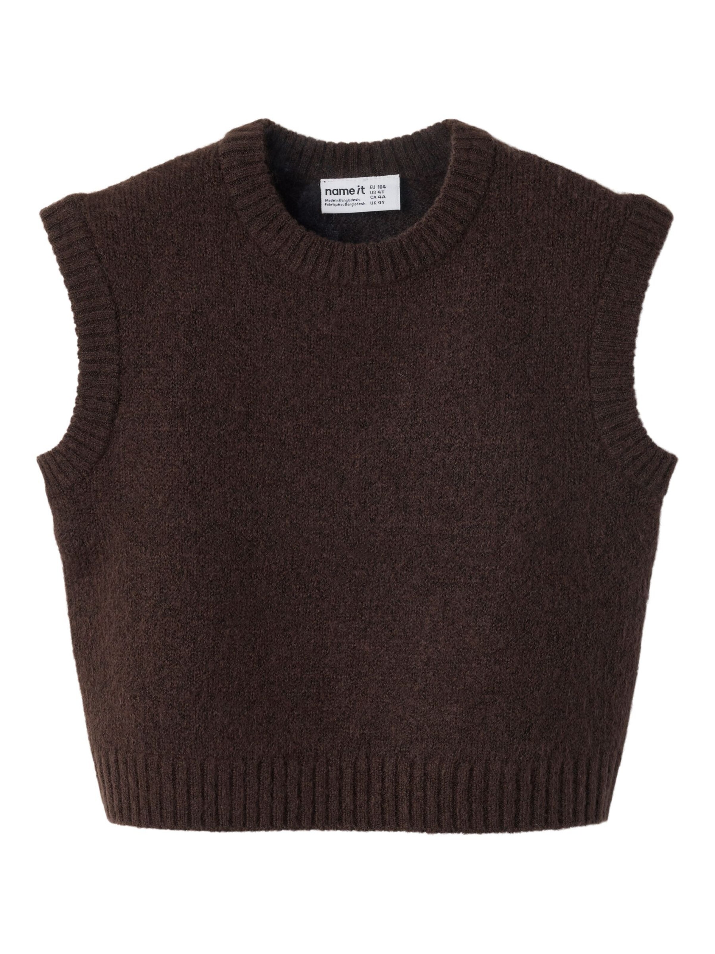 NAME IT Bodywarmer in Bruin: voorkant