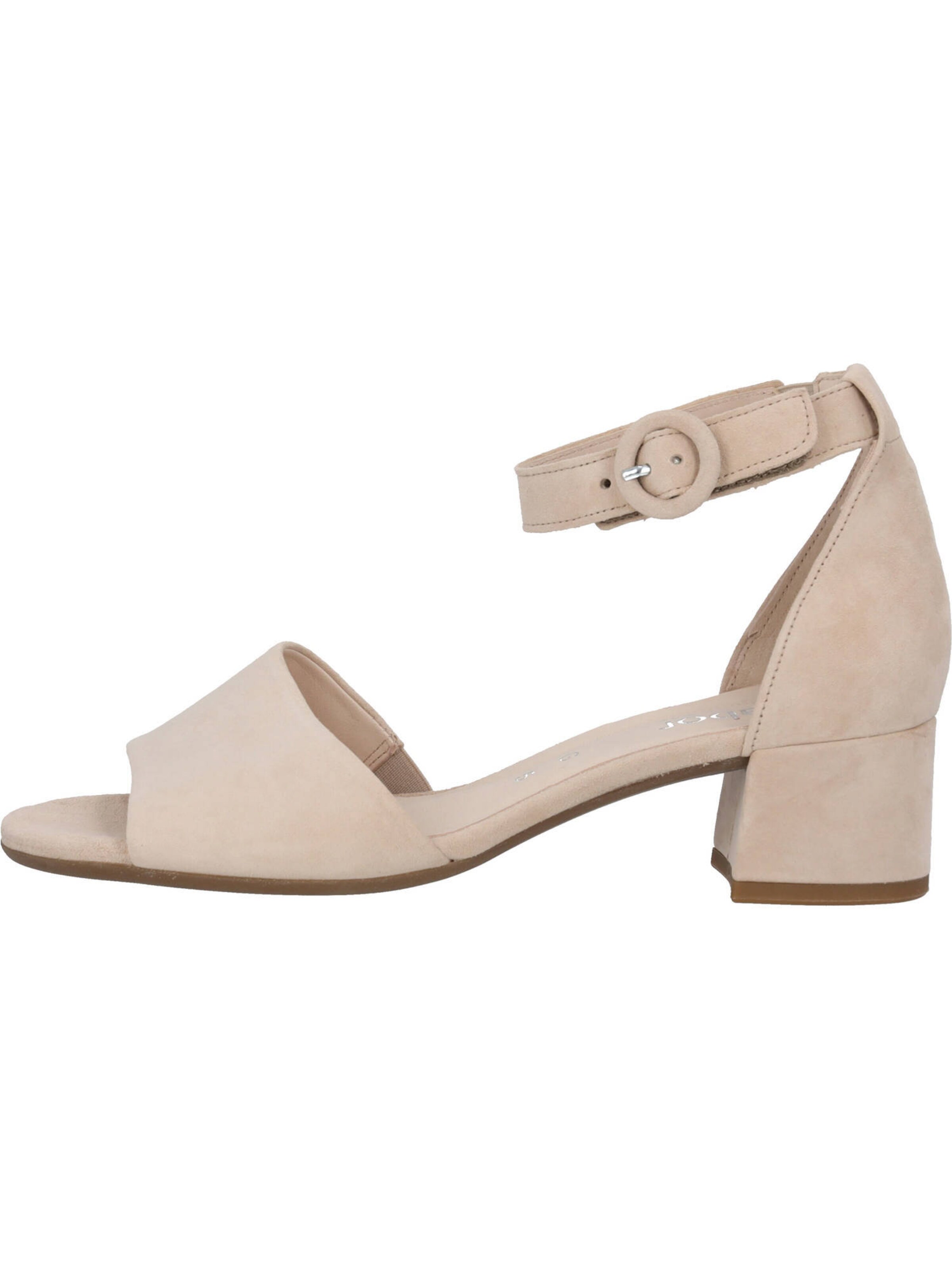 GABOR Sandalen met riem in Beige: voorkant
