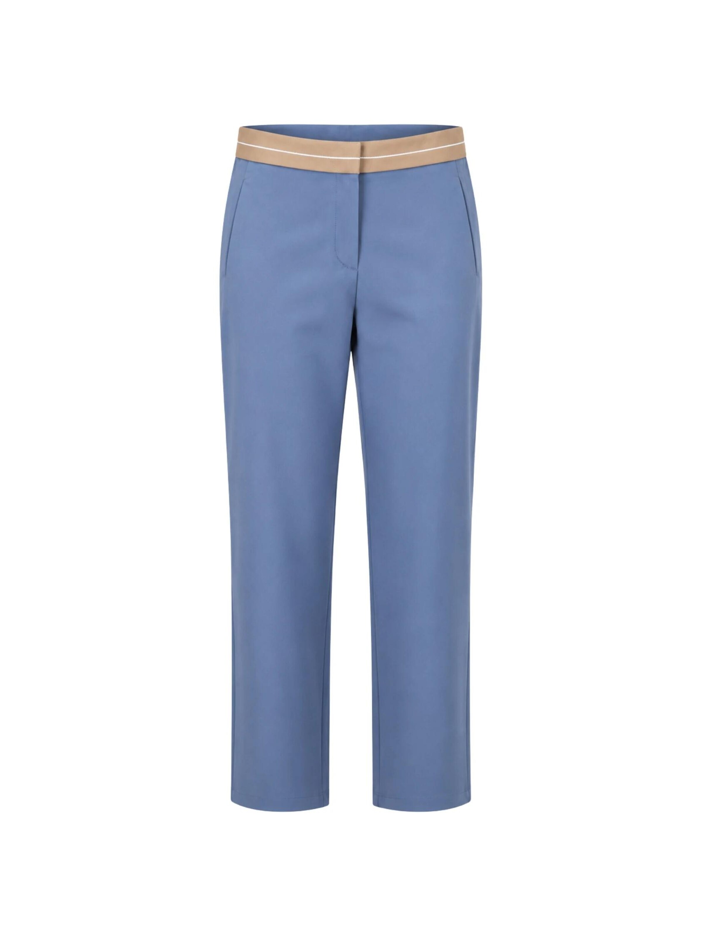 Regular Pantalon 'Mara Trousers' Christine on the clouds en bleu : devant