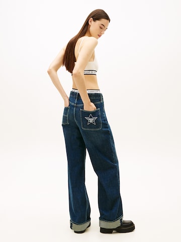 Tommy Jeans Vyšívaný top - Béžová