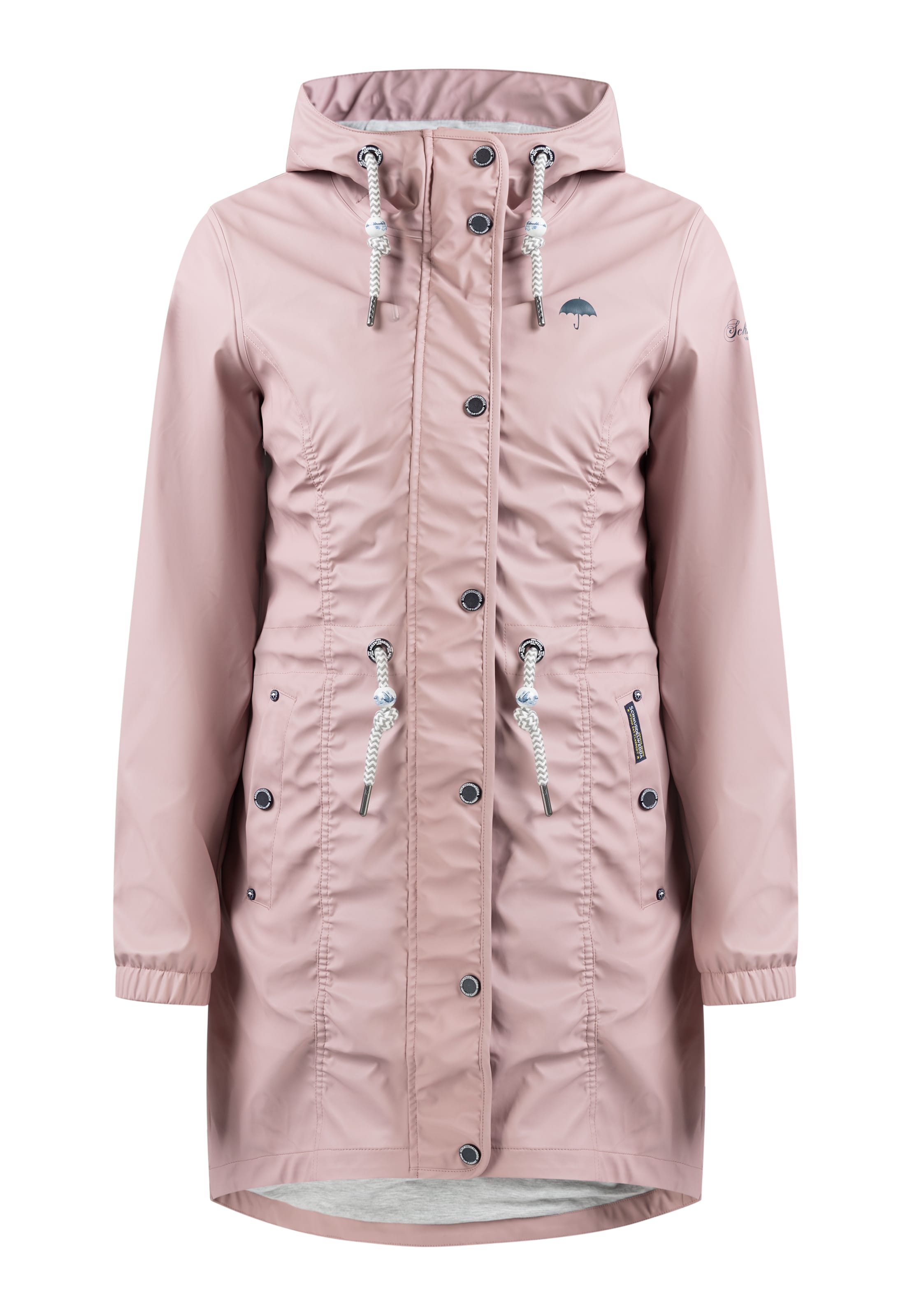 Manteau fonctionnel Schmuddelwedda en violet : devant