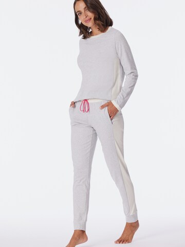 SCHIESSER Pajama ' Casual Nightwear ' in Grey