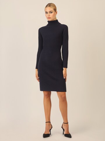 APART Knitted dress in Blue