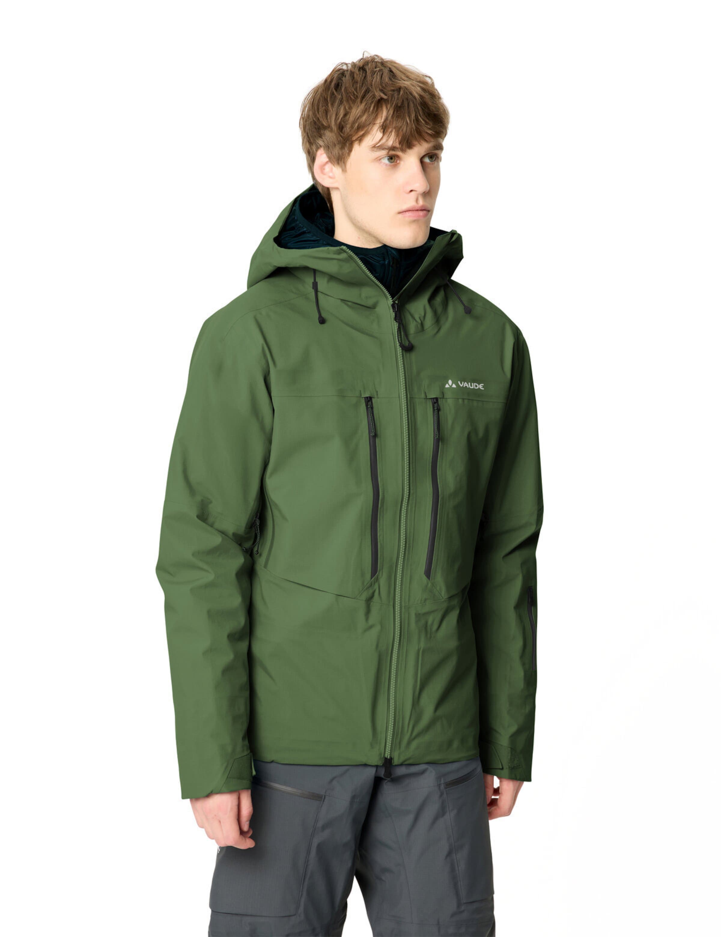 VAUDE Sports jacket 'Monviso II' in Green