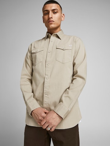 Jacks & Jones - Ajuste regular Camisa en beige