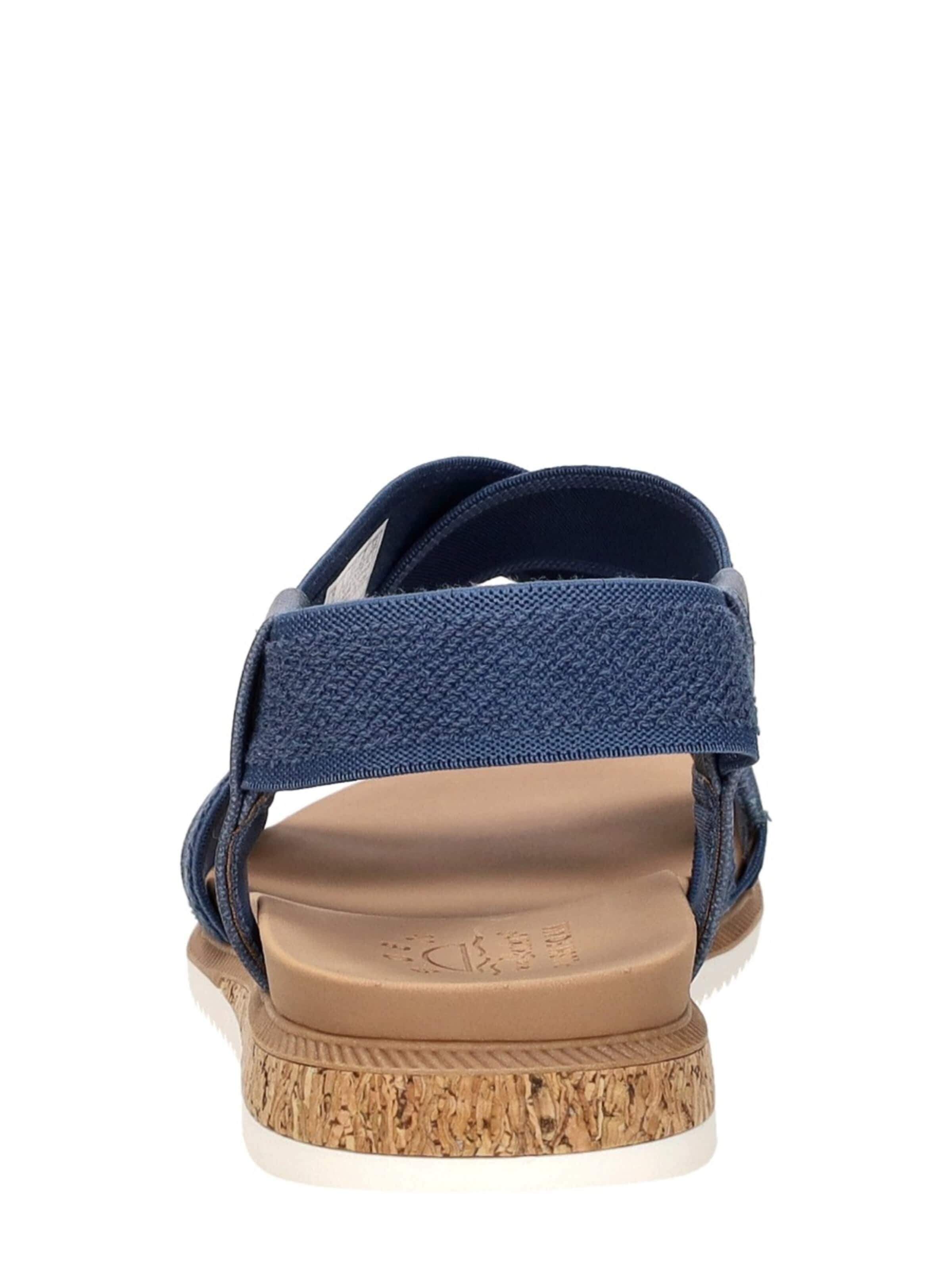 SKECHERS Sandaal 'Bobs Desert Kiss Low' in Blauw