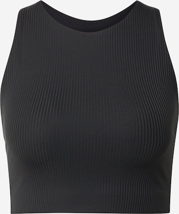 Girlfriend Collective Bustier Sport-BH 'DYLAN' in Schwarz: predná strana