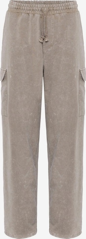 DandaloLoosefit Cargo hlače - bež boja: prednji dio