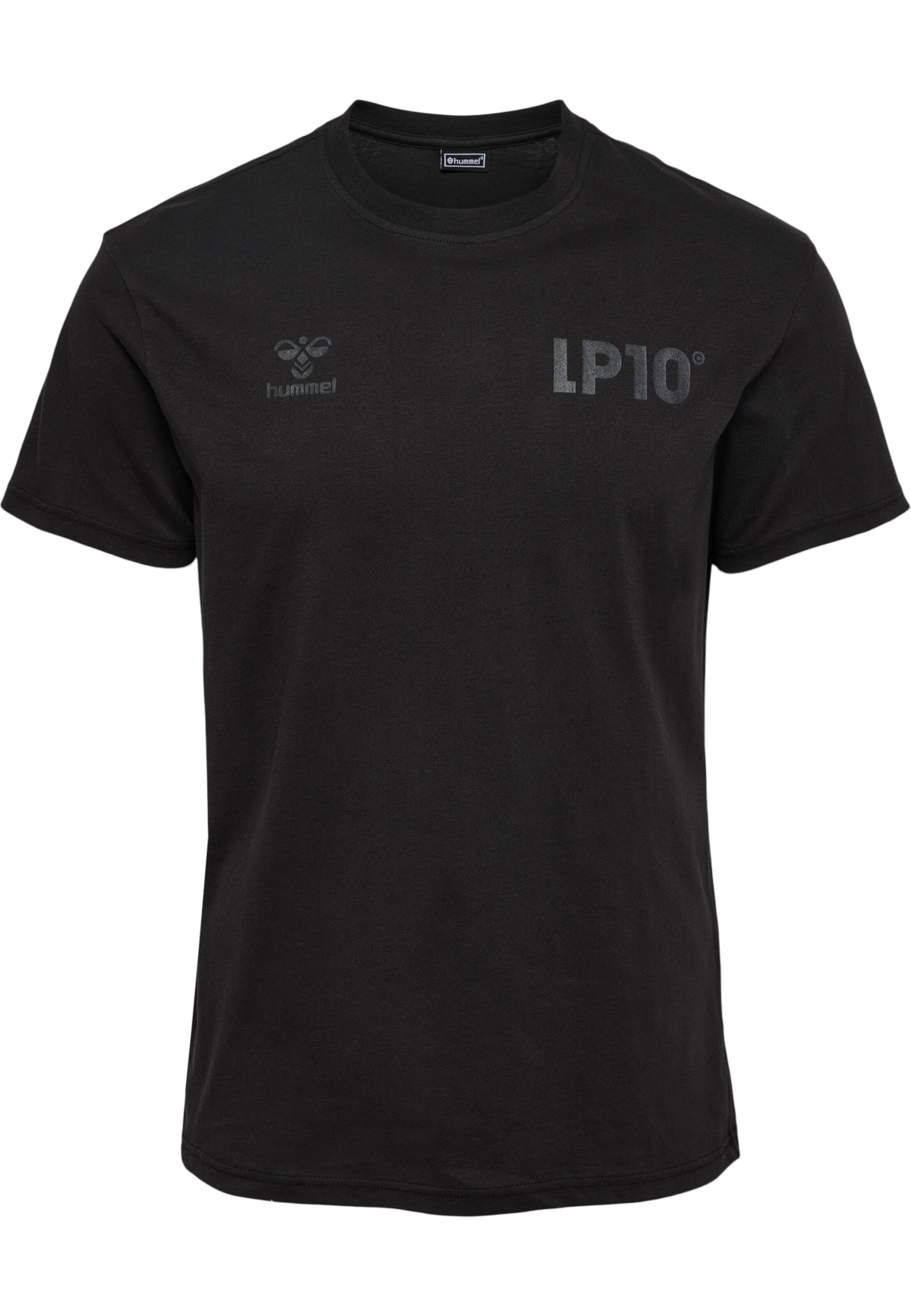 T-Shirt fonctionnel Hummel en noir : devant