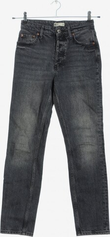 Gina Tricot High Waist Jeans 25-26 in Grau: predná strana