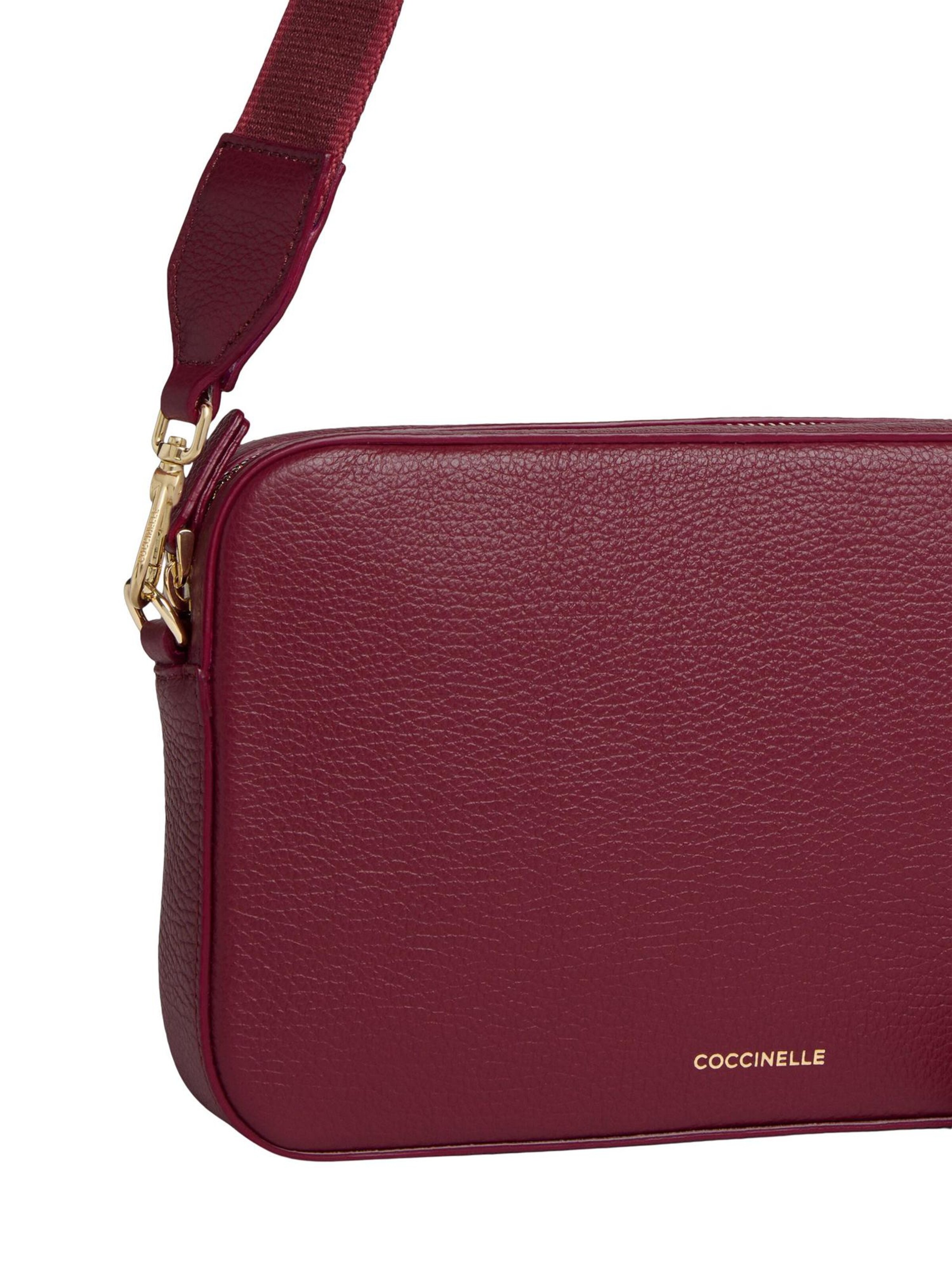 Coccinelle - Bolso de hombro 'TEBE' en rojo