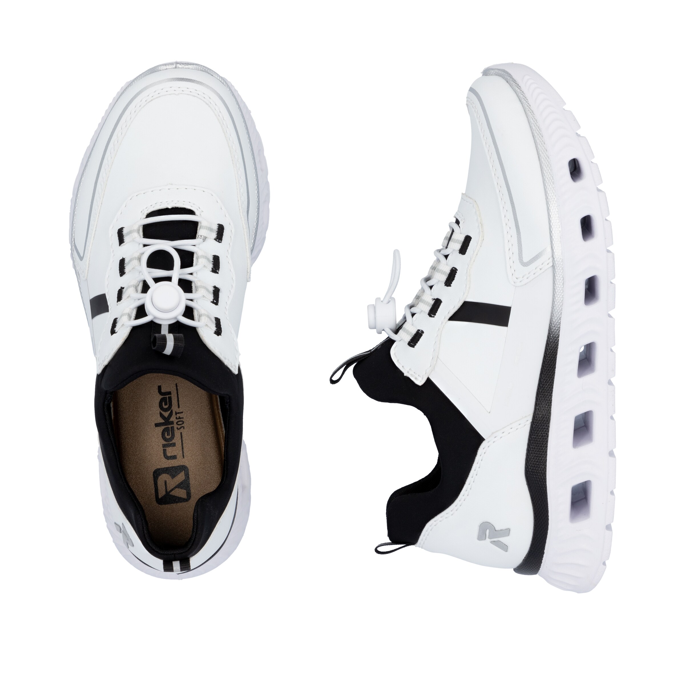 Rieker Sport Σνίκερ χαμηλό σε λευκό