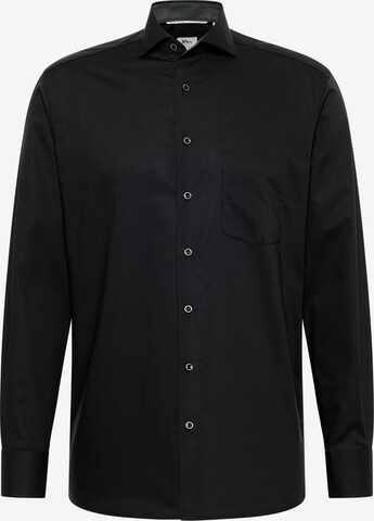 ETERNA Regular fit Business Shirt in Black: front