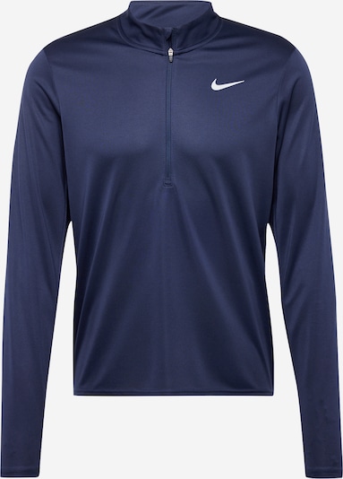 NIKE Functioneel shirt 'PACER' in de kleur Navy / Wit, Productweergave