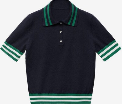 MANGO Sweater 'Ralf' in Navy / Green, Item view