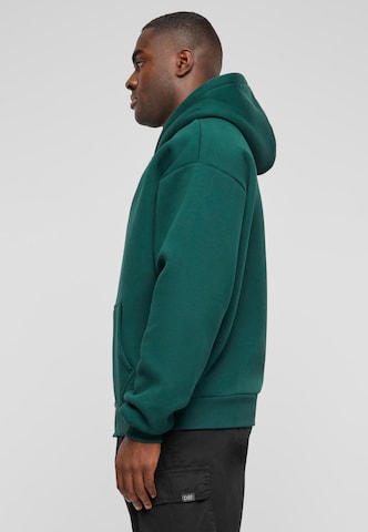 Prohibited Zip-Up Hoodie in Green