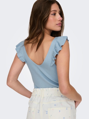 Tops en tricot 'LISSIE' ONLY en bleu