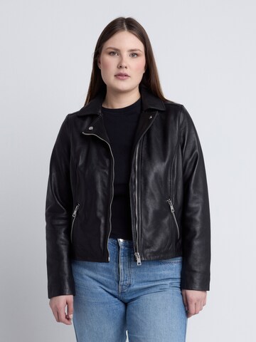 Maze Jacke in Schwarz: Vorderseite