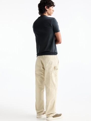 Loosefit Pantaloni cargo di Pull&Bear in bianco