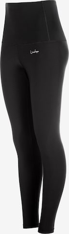 WinshapeSlimfit Sportske hlače 'Hwl102' - crna boja