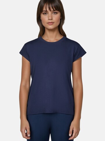 Chemise de nuit Myjama en bleu : devant