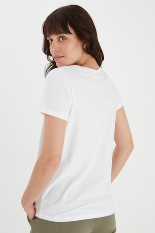 T-shirt Fransa en blanc