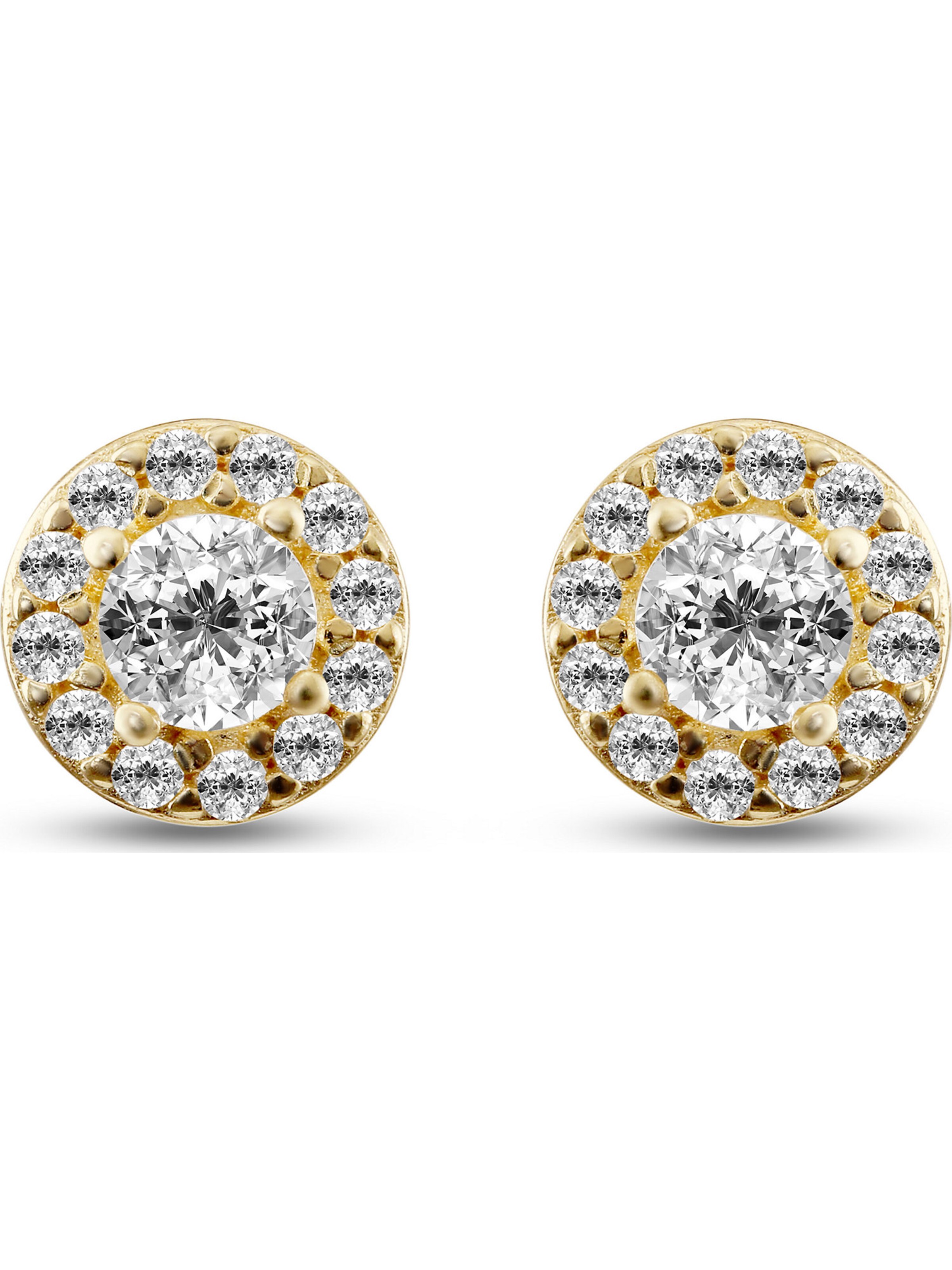 FAVS Ohrringe in Gelb: Vorderseite