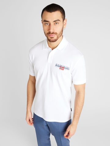 NAPAPIJRI T-Shirt 'AYLMER' in Weiß: predná strana