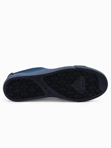 Baskets basses Ombre en bleu