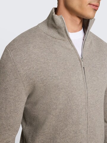 TOM TAILOR Strickjacke in Braun