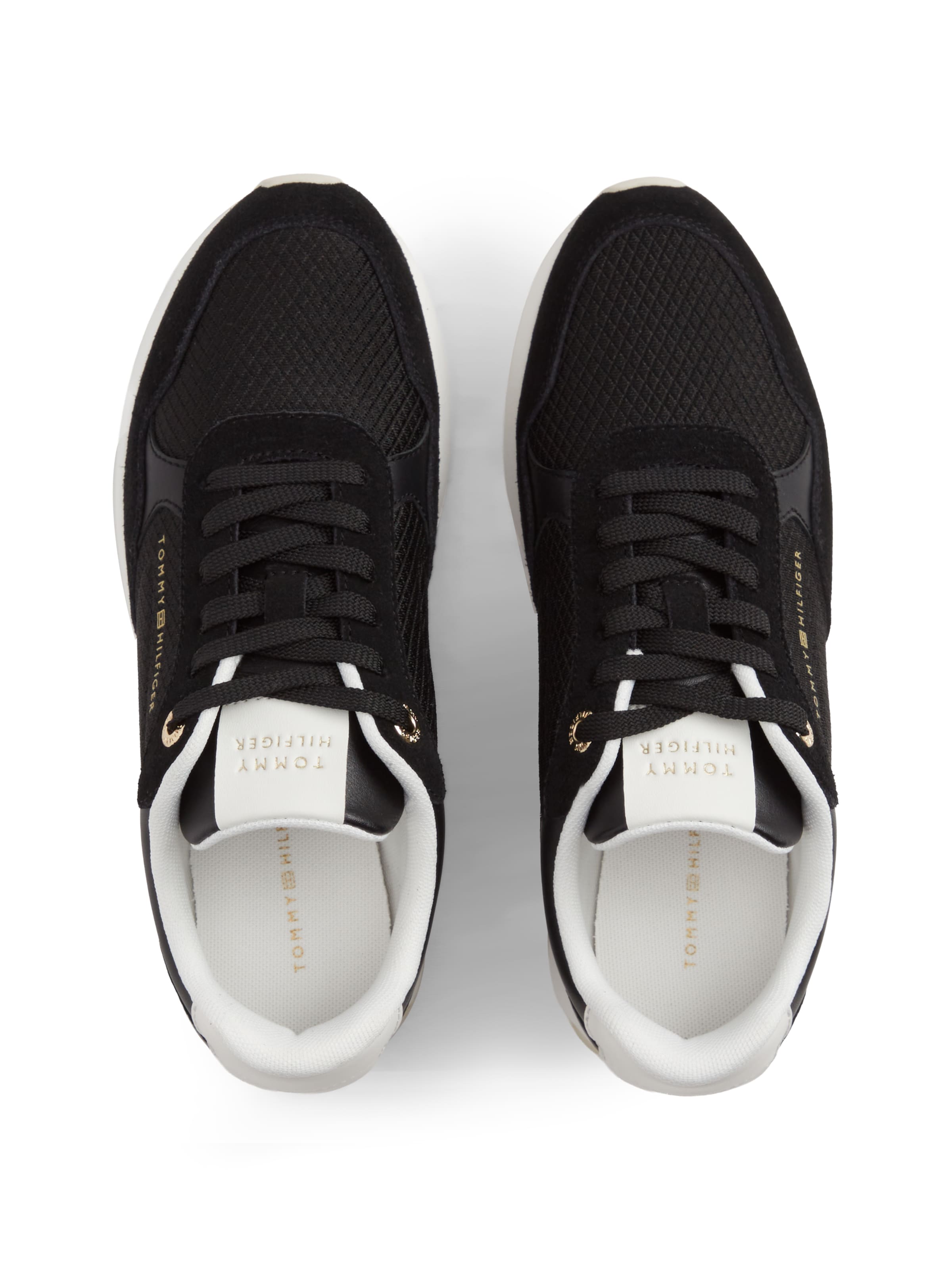 Sneaker low 'RETRO' de la TOMMY HILFIGER pe negru