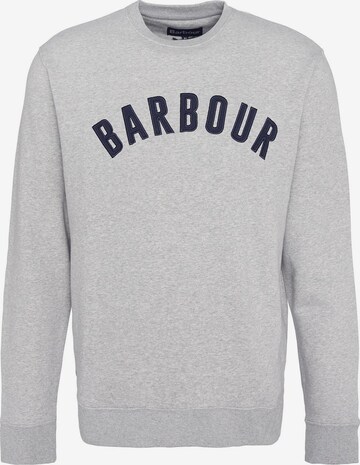 Sweat-shirt 'Addington' Barbour en gris : devant