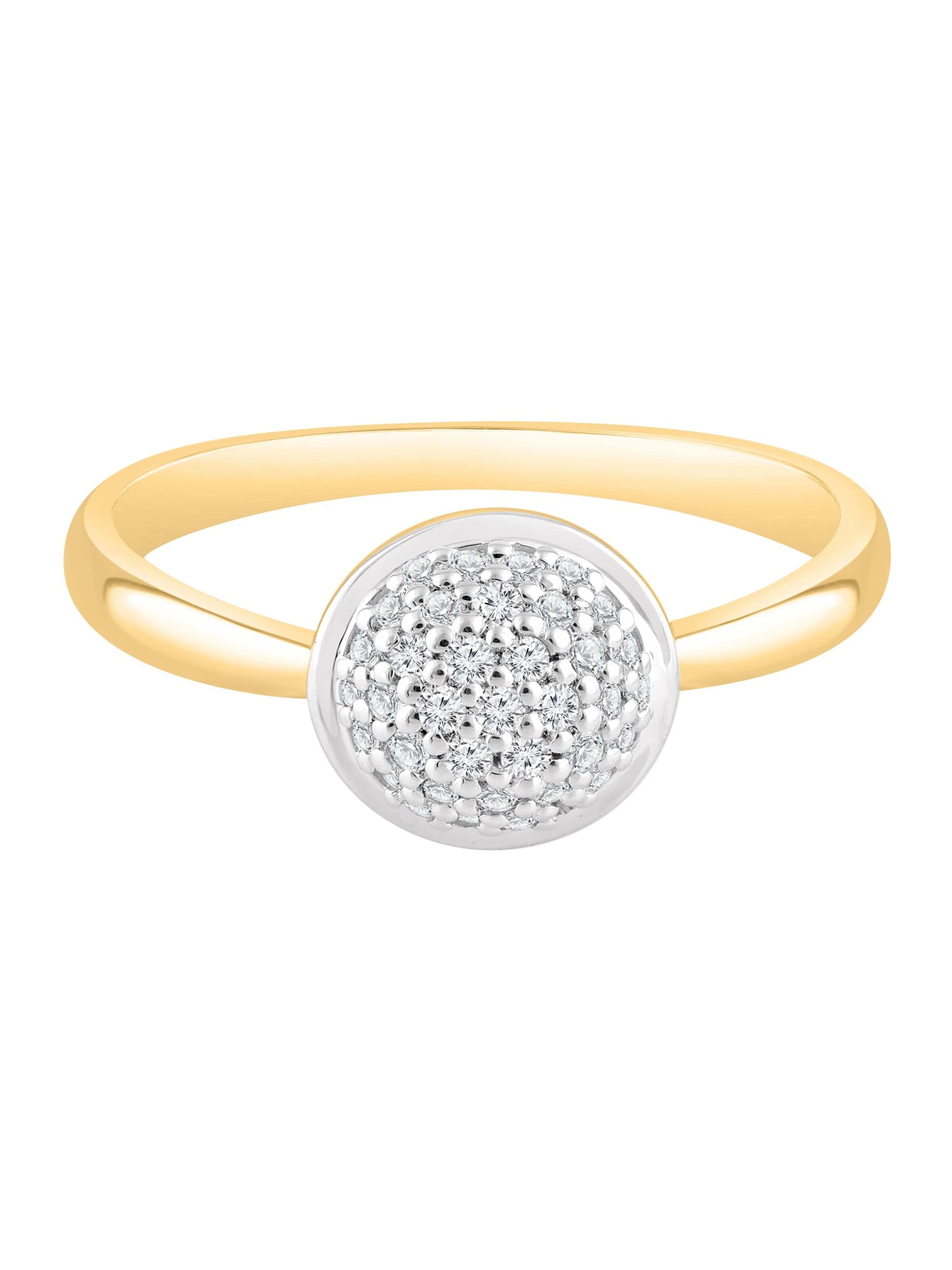 Diamant Exquis Ring in Gold: front