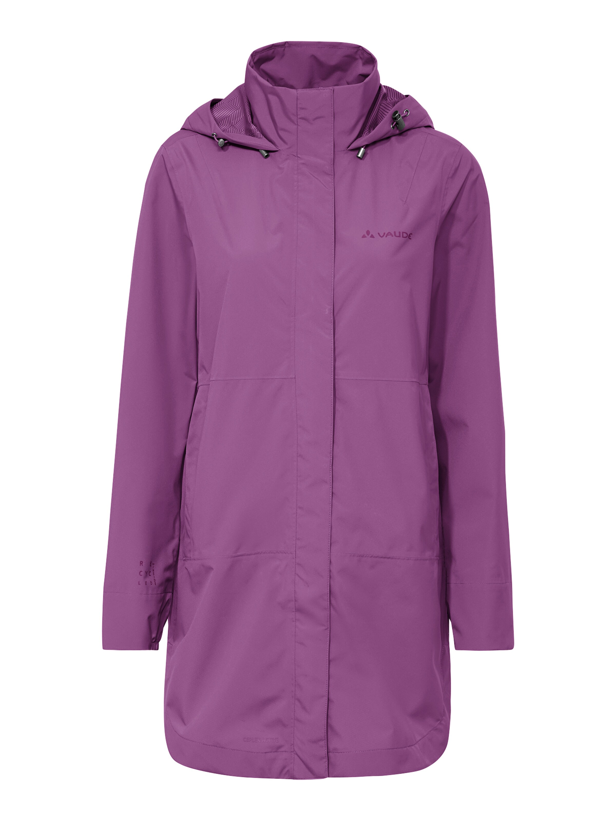 VAUDE Outdoormantel 'Mineo' in Lila: Vorderseite