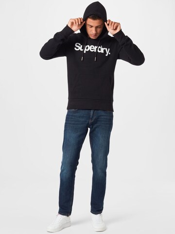 Superdry Tréning póló - fekete