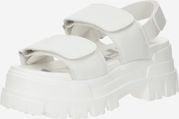 BUFFALO Sandal 'ASPHA' i vit: framsida