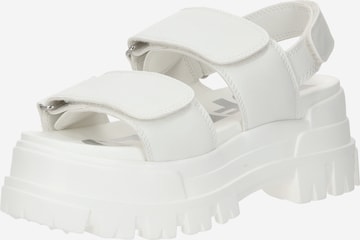 BUFFALO Sandals 'ASPHA' in White: front