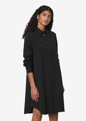 Robe-chemise Marc O'Polo en noir : devant