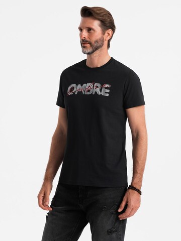 Ombre Shirt in Black