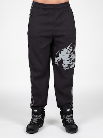 Regular Pantalon fonctionnel Gorilla Wear en noir : devant