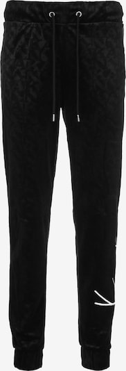 Karl Kani Pantalon ' Signature Velvet ' en noir, Vue avec produit