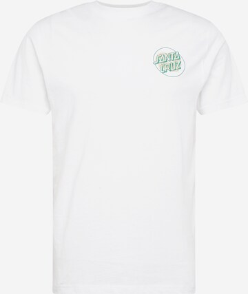 Santa Cruz Shirt 'Beginning' in White: front