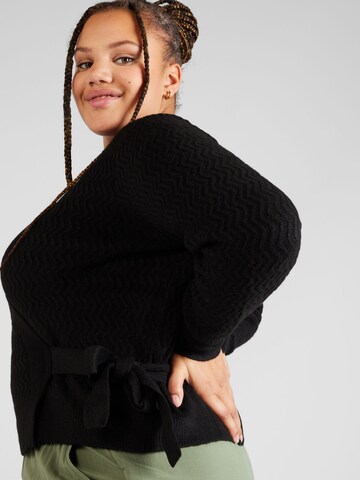 ABOUT YOU Curvy Sweater 'Astrid ' in Black